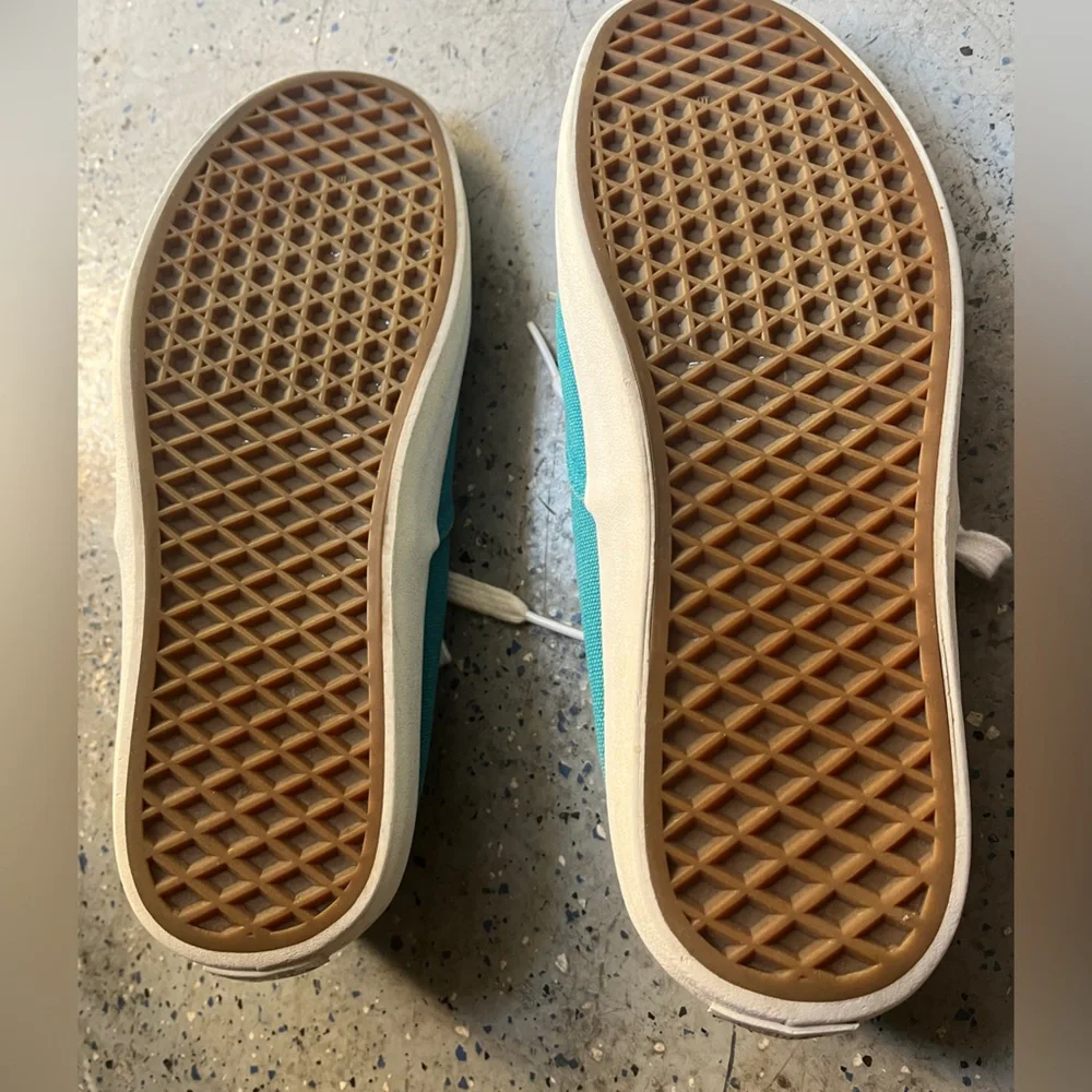 Vans Authentic SF Surf Siders Joel Tudor Teal Blue 9.5